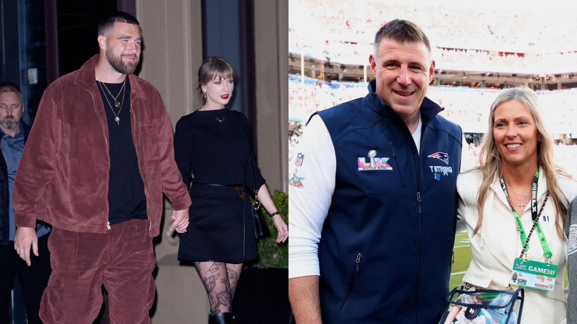 "He hates her": NFL fans rip Mike Vrabel for "embarrassing" gesture to wife Jen en route to Taylor Swift-Travis Kelce wedding
