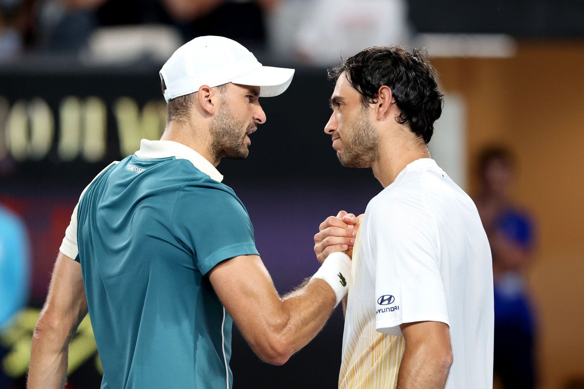 Dimitrov and Borges at the 2024 <a href='https://www.sportskeeda.com/go/australian-open' target='_blank' rel='noopener noreferrer'>Australian Open</a> (Image Source: Getty)