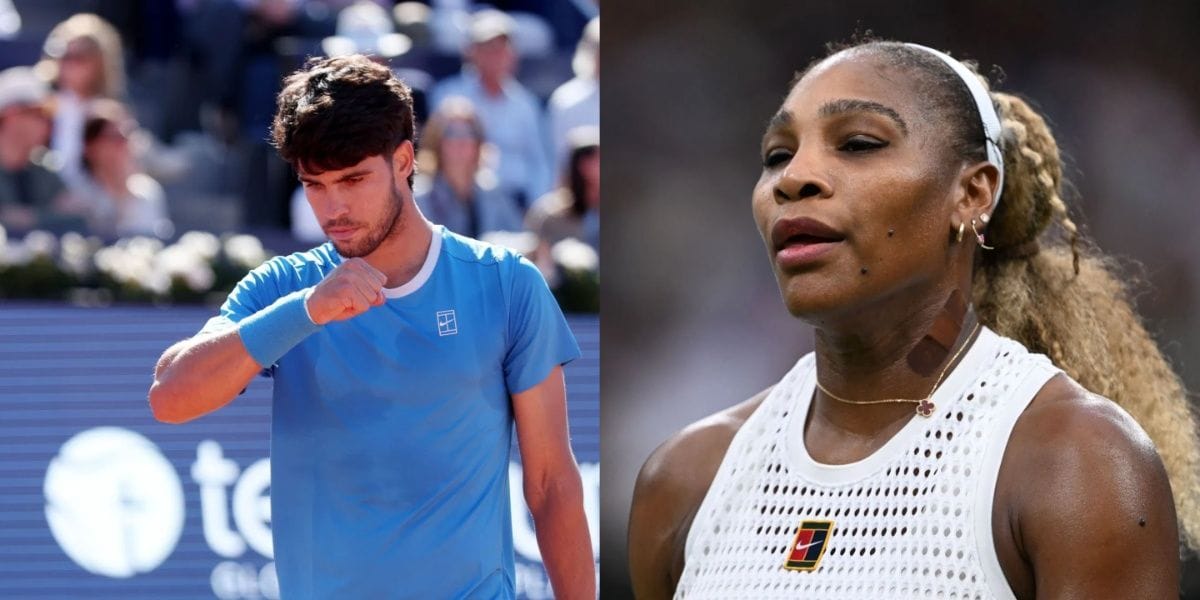 Serena Williams sends rare 3-word message to Carlos Alcaraz as Wimbledon-absentee shows signs of injury recovery