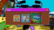 Manta Ray in Shelldon's reward pool (Image via Roblox)