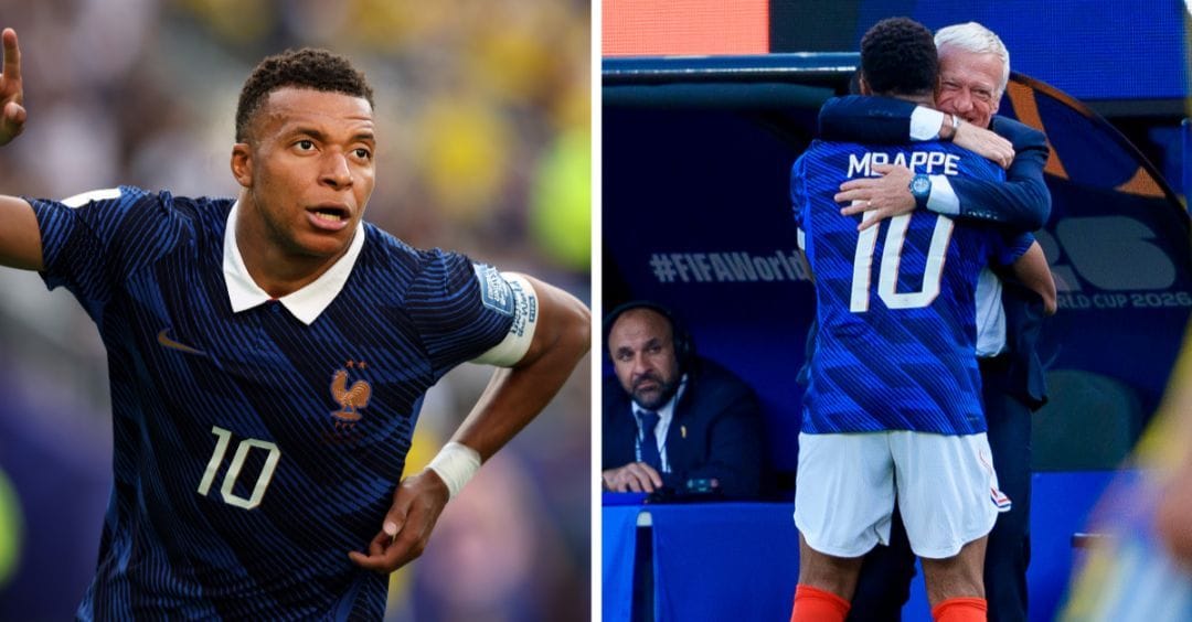“That’s the DNA of this group” - Kylian Mbappe explains hug with Deschamps after scoring for France in FIFA World Cup round of 32 win