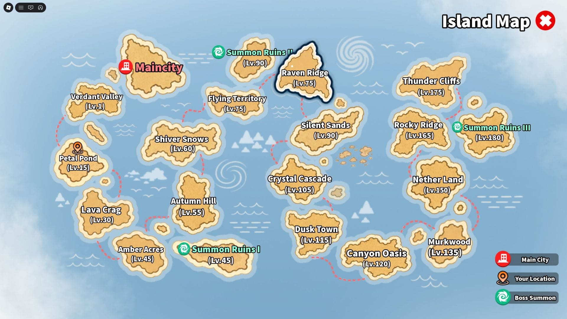 Limpar áreas posteriores do jogo requer monstros melhores (Imagem via Roblox)