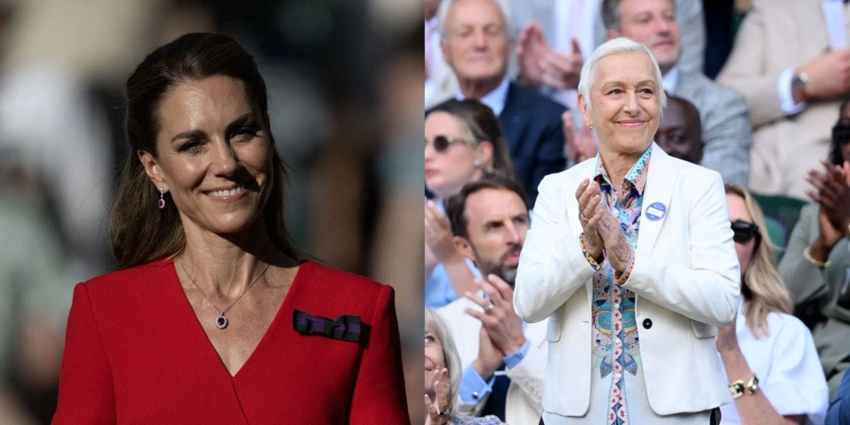Martina Navratilova's wife Julia reveals what American really did when speaking to Kate Middleton at Wimbledon