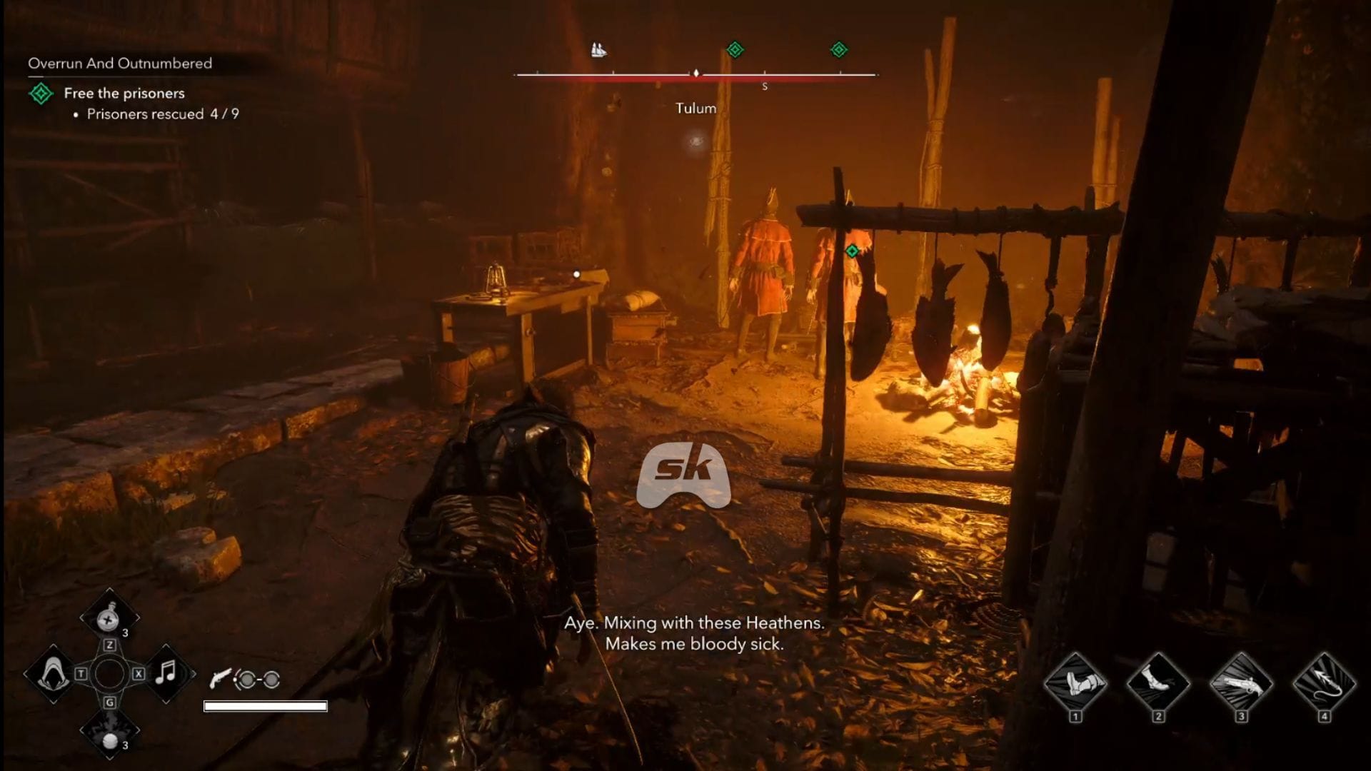 Sneak up on the guards (Image via Sportskeeda Gaming || Ubisoft)