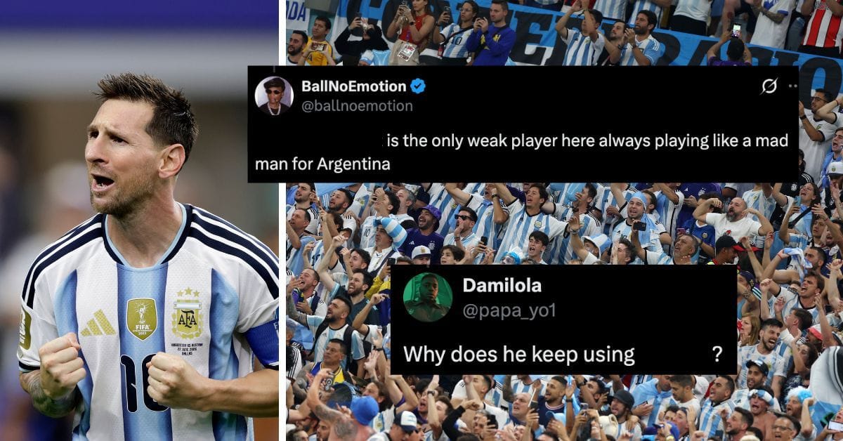 “The only weak player here” - Fans lose their cool after 28-year-old star is named alongside Lionel Messi in Argentina line-up to face Cabo Verde
