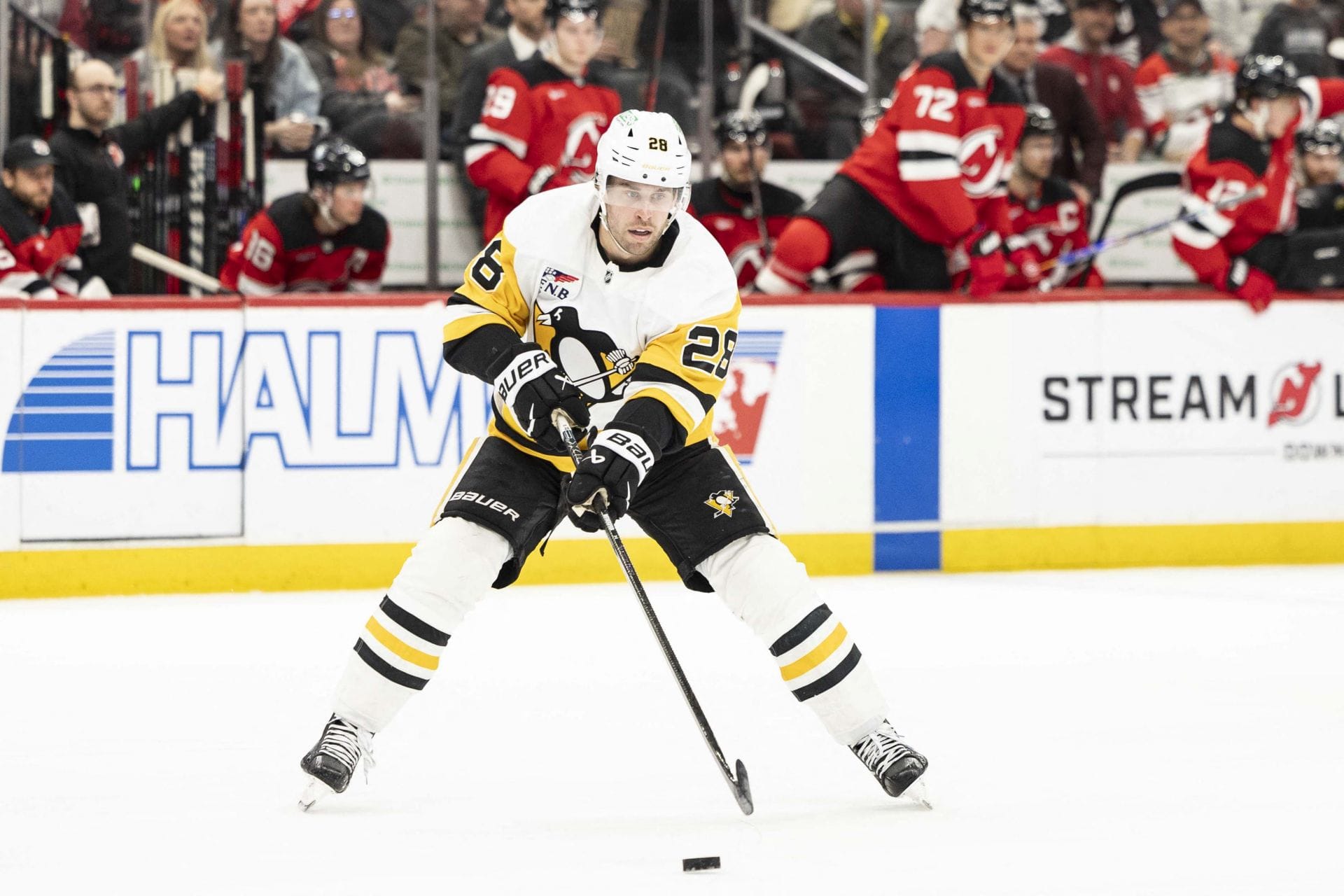 NHL: Parker Wotherspoon, defensor do Pittsburgh Penguins - Fonte: Imagn