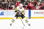 NHL: Parker Wotherspoon, defensor do Pittsburgh Penguins - Fonte: Imagn