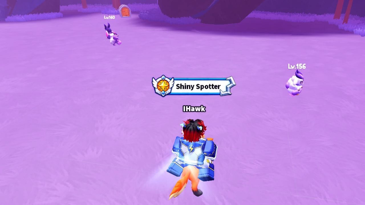 Wispuff na ilha Nether Land (imagem via Roblox)
