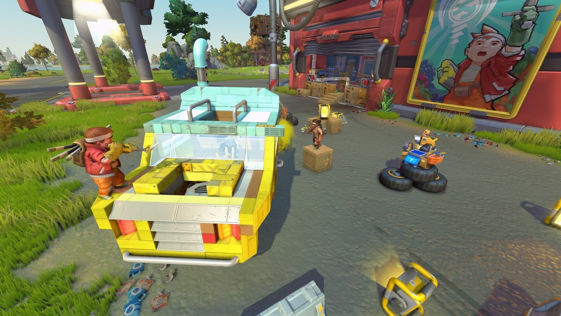 With the right tool, you can build the wildest inventions of your dreams (Image via Axolot Games)