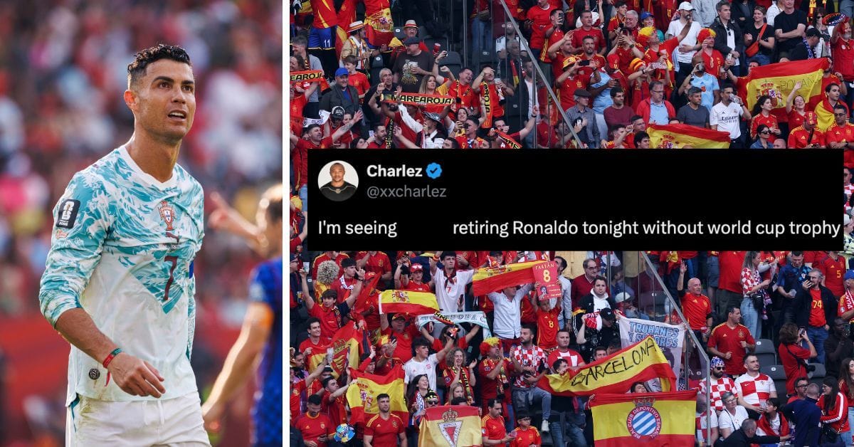 “Retiring Ronaldo tonight without World Cup trophy” - Fans make bold prediction after seeing Spain star in starting line-up to face Portugal