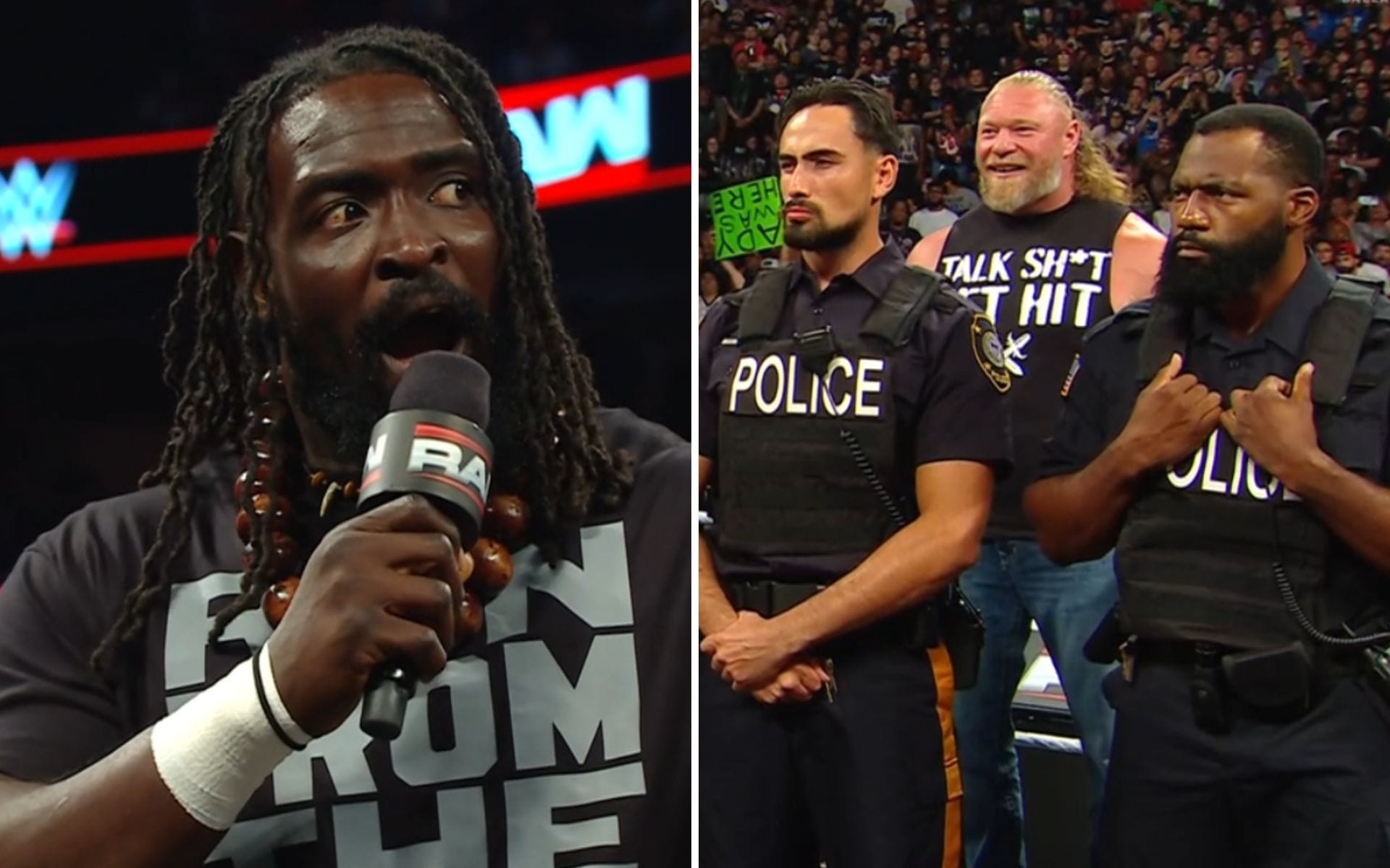 Oba Femi brutally humiliates Brock Lesnar on WWE RAW after Paul Heyman files a legal notice