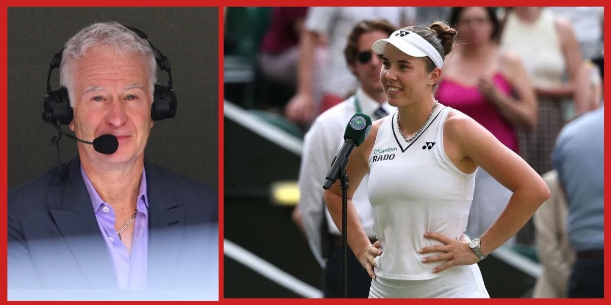 "It might be the beer" - Wimbledon finalist Linda Noskova leaves John McEnroe in splits with hilarious Czech tennis analysis