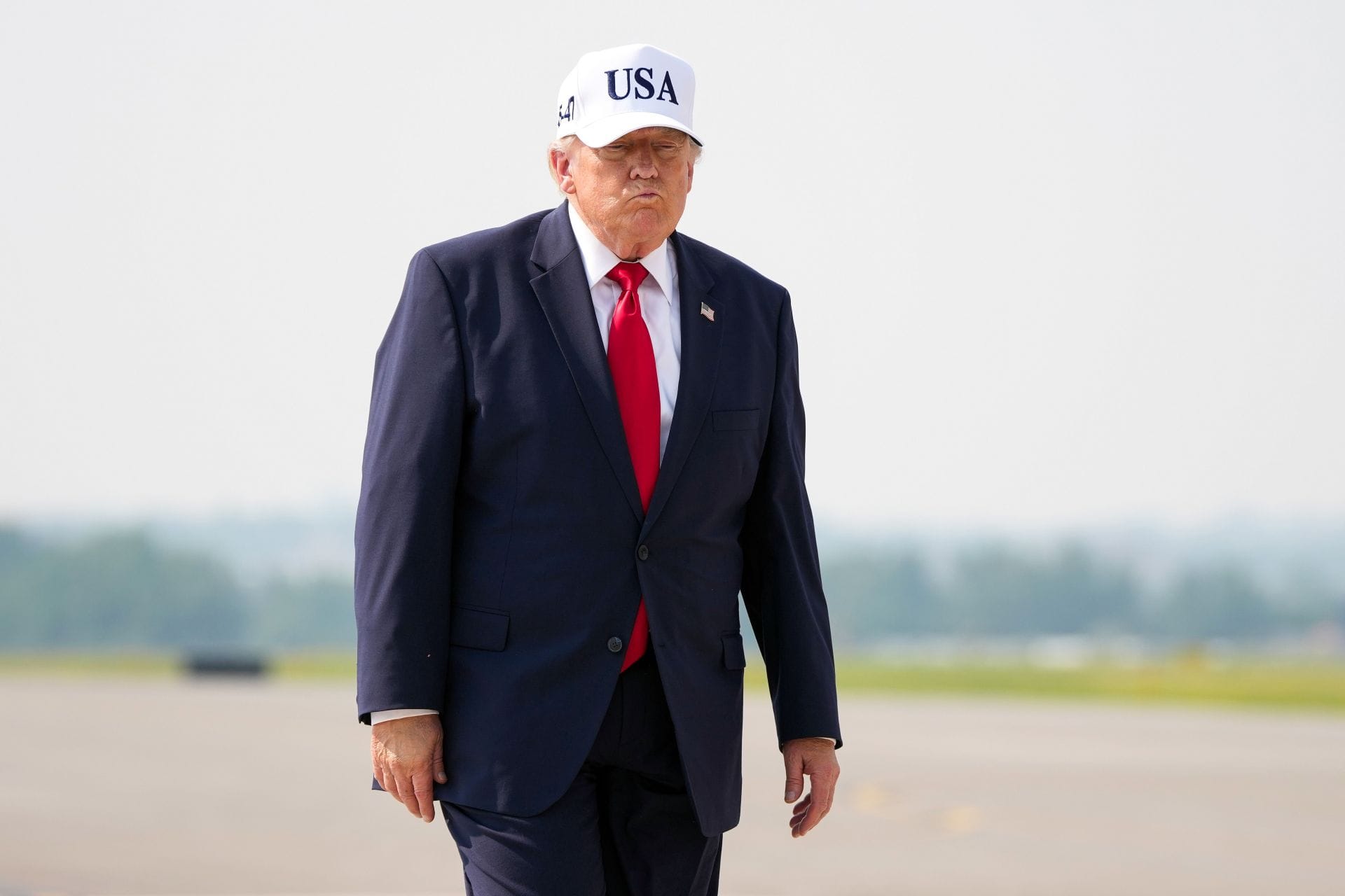 Presidente Trump visita Dakota do Norte para cerimônia de inauguração da Biblioteca Presidencial Theodore Roosevelt - Fonte: Getty