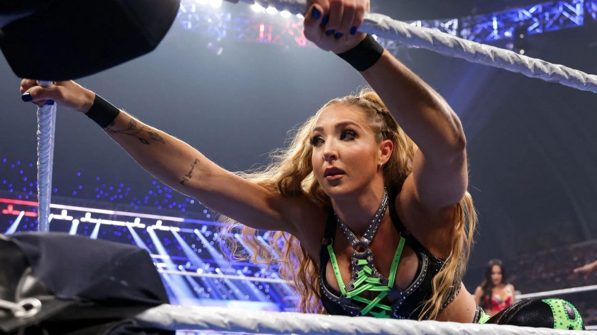 WWE Forced To Cut Away After Lainey Reid's Wardrobe Mishap During Match With Brie Bella