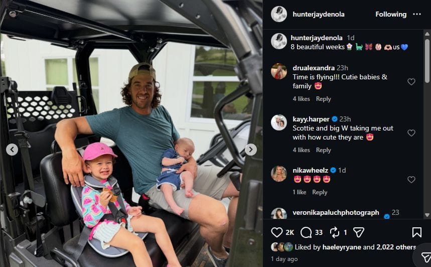 Phillies wives shower Aaron Nola's wife Hunter with love after her latest family update on her IG post