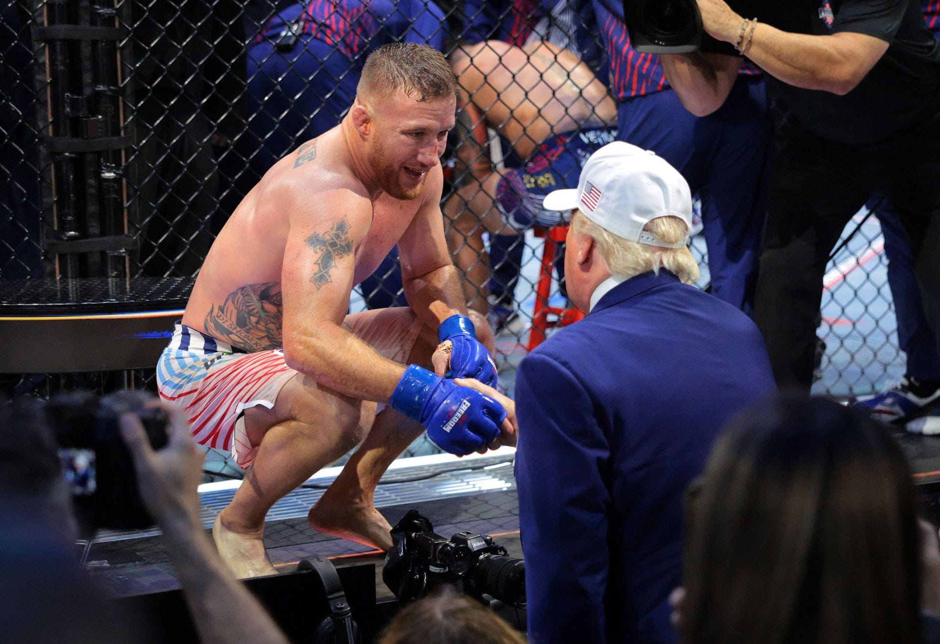“Describes 2026 America perfectly” - Sean Strickland takes shots at Justin Gaethje and manager after White House visit
