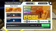 O menu do Desafio de Equipamento (Imagem via Roblox)