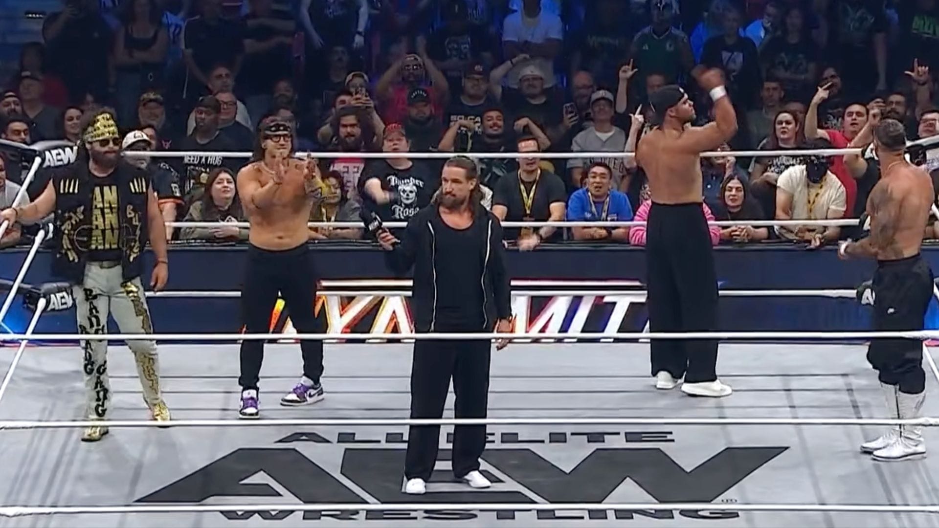 Former World Champion Reacts To Banging Bang Bang Gang AEW Collision Segment; Sends 1-Word Message