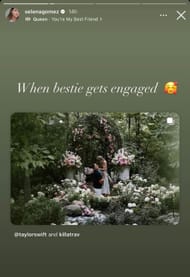 Selena Gomez ficou feliz por Taylor Swift - (Fonte: Instagram/@selenagomez)