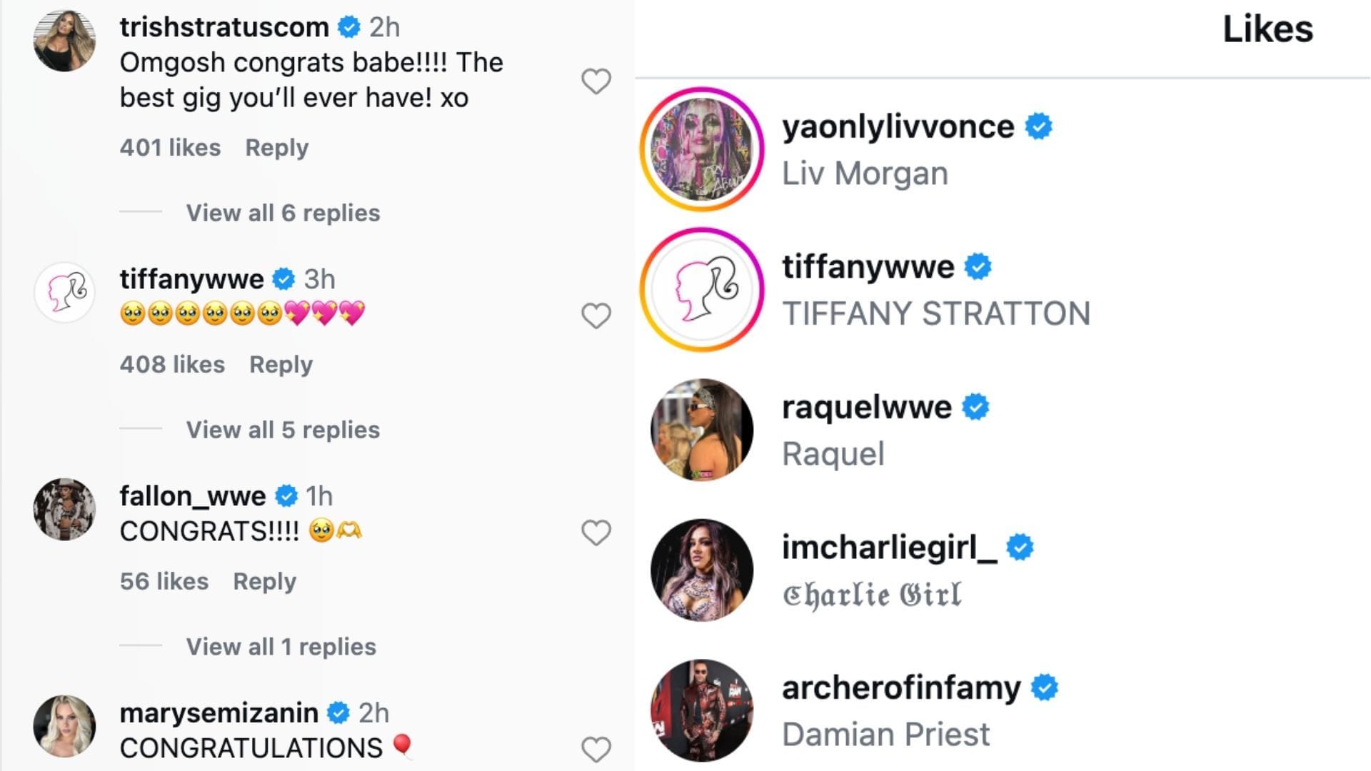 Rose anunciou que estava grávida hoje. (Fonte: Mandy Rose no Instagram)