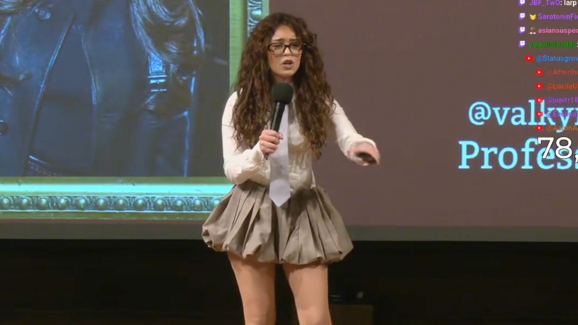 "I was thinking about being a dommy mommy": Valkyrae explains her plans as professor for Streamer University 2026