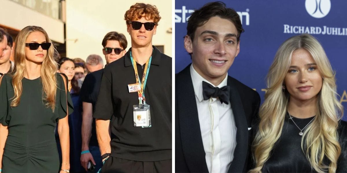 PICTURES: Jannik Sinner's girlfriend hits the tennis court in stunning black outfit, gets precious reaction from Mondo Duplantis' wife Desiré