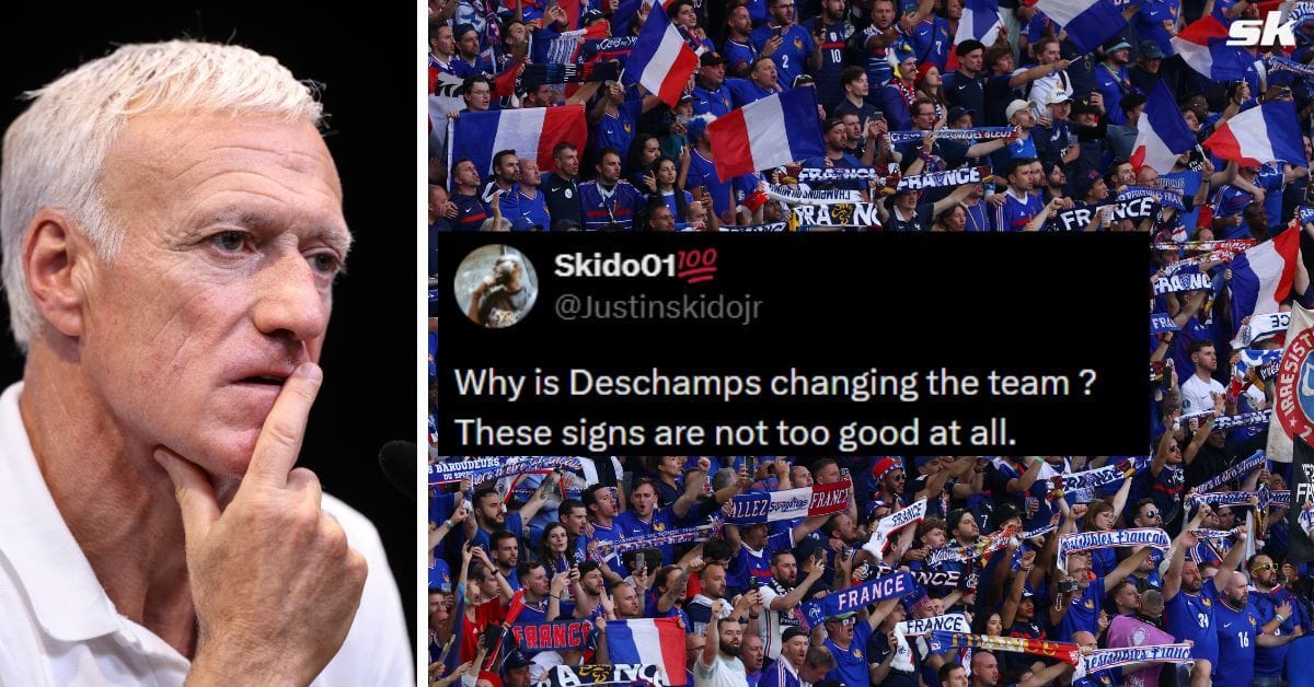 "What is Deschamps doing?", "First mistake" - Fans left fuming as France announce FIFA World Cup semifinal starting XI vs Spain