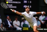 Novak Djokovic no campeonato - Wimbledon. (Fonte: Getty)