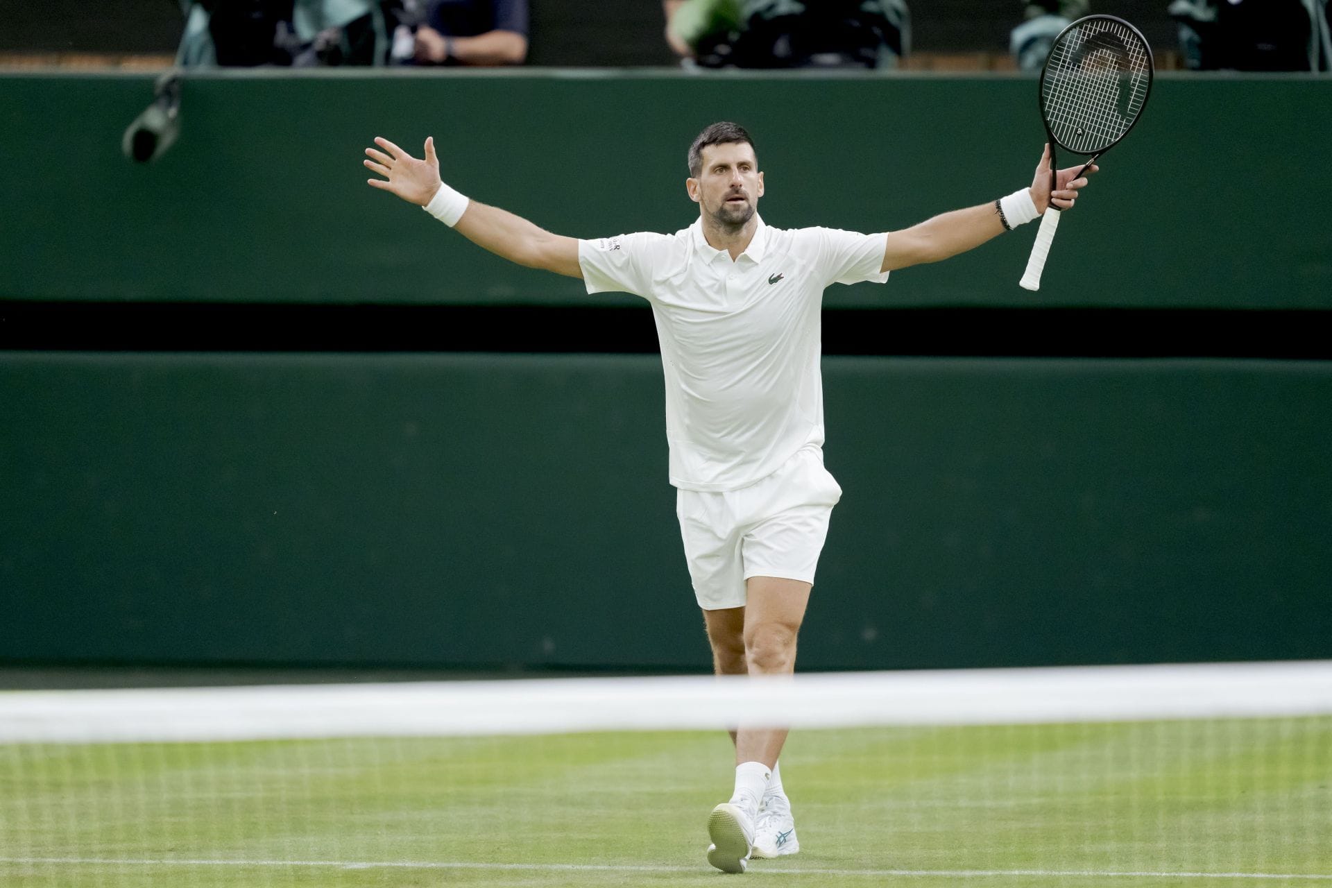 Novak Djokovic em Wimbledon 2026. (Fonte: Getty)