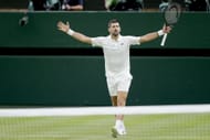 Novak Djokovic em Wimbledon 2026. (Fonte: Getty)