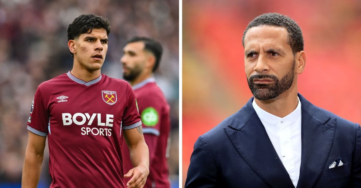 “Holding the money back for one man” - Rio Ferdinand says Manchester United did not push for Mateus Fernandes because they want someone else