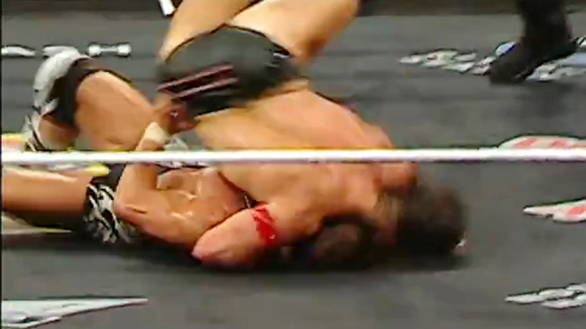 JD McDonagh reacts after scary fall spiking his neck in WWE match