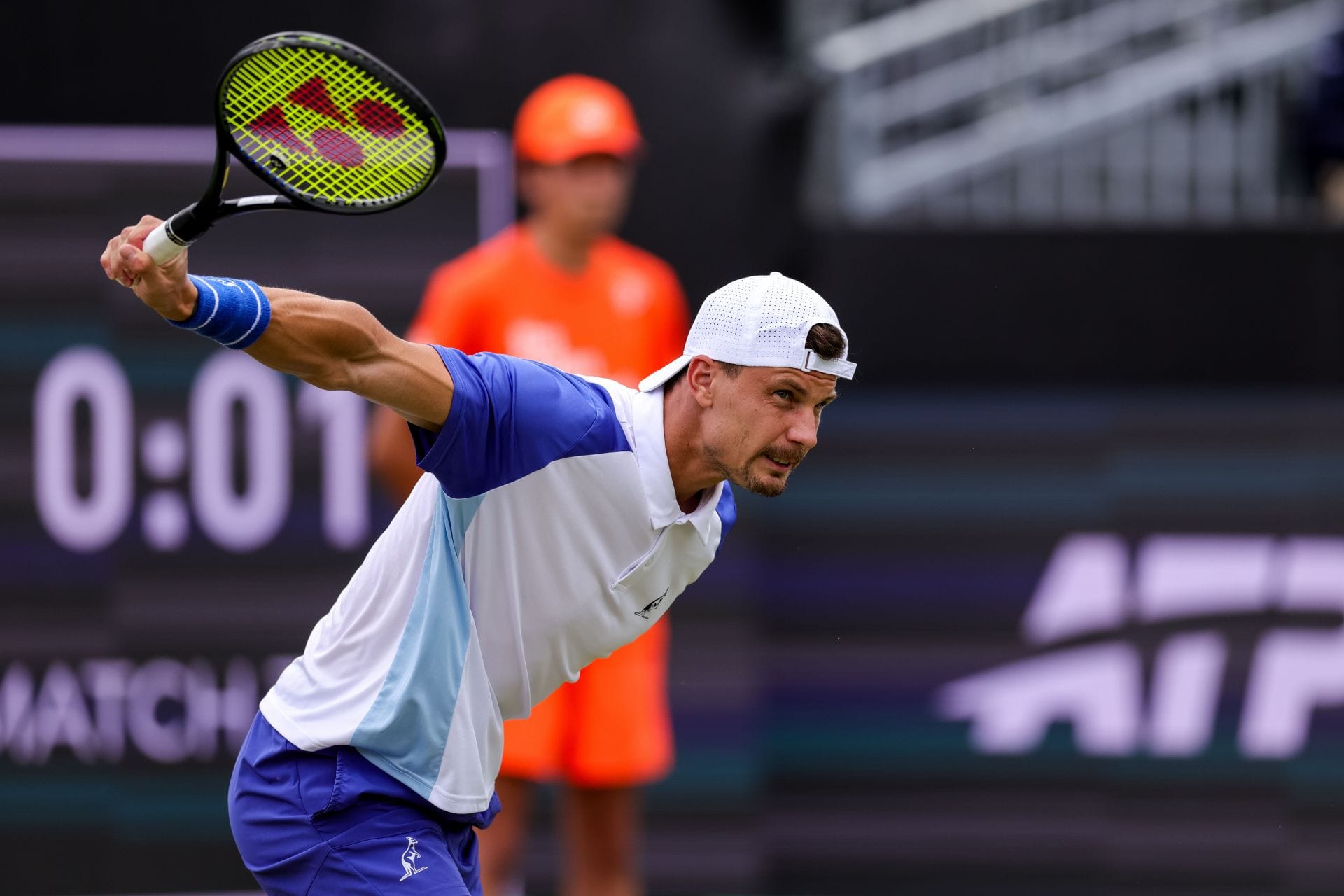 Marton Fucsovics em ação no Libema Open 2026 (Fonte: Getty)