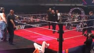 The Death Riders coming to the aid of Will Ospreay and Kenny Omega (Image via X @AEW)
