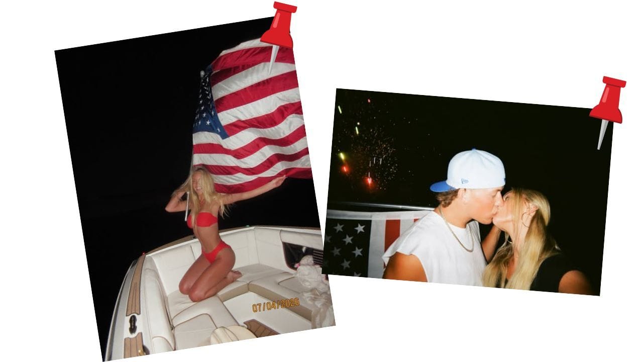 "Sparks were flying": Jaxson Dart's GF Marissa Ayers poses in royal