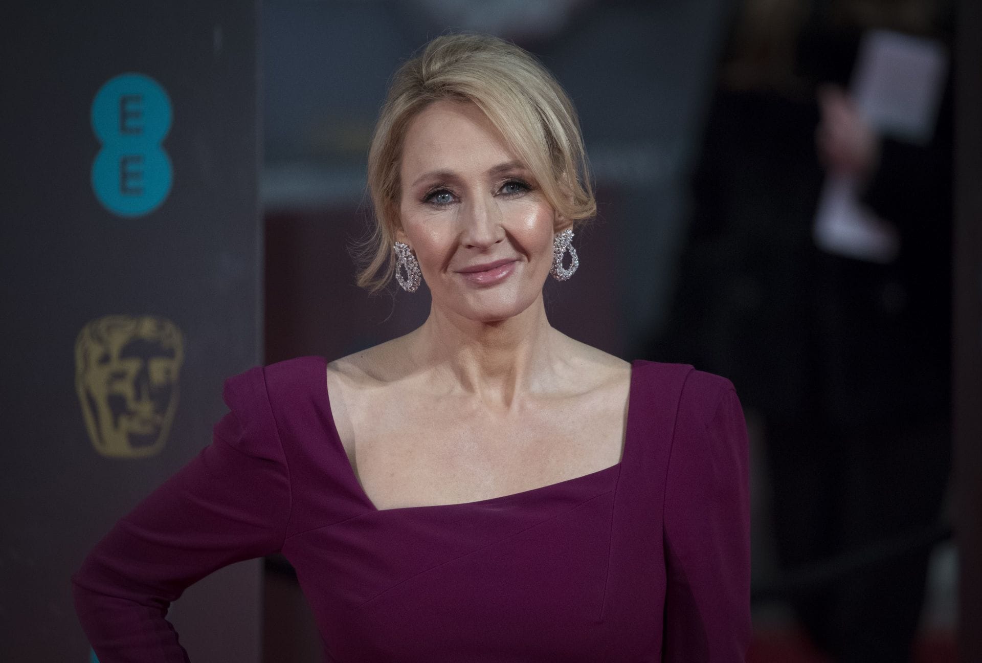 JK Rowling participa do 70º EE British Academy Film Awards (BAFTA) no Royal Albert Hall em 12 de fevereiro de 2017 - Fonte: Getty