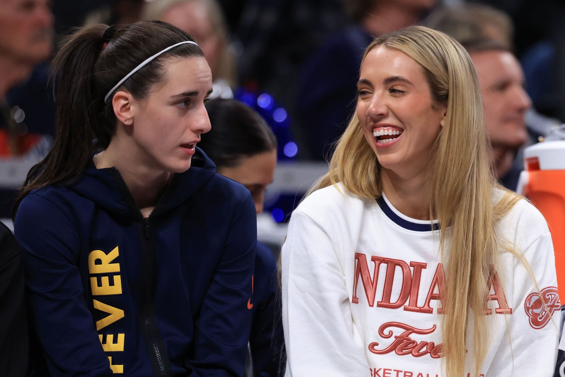 "CC stop trolling the refs challenge" - WNBA Fans In Stitches Over Caitlin Clark's Animated Referee Exchange Over Lexie Hull's Waived Buzzer Beater