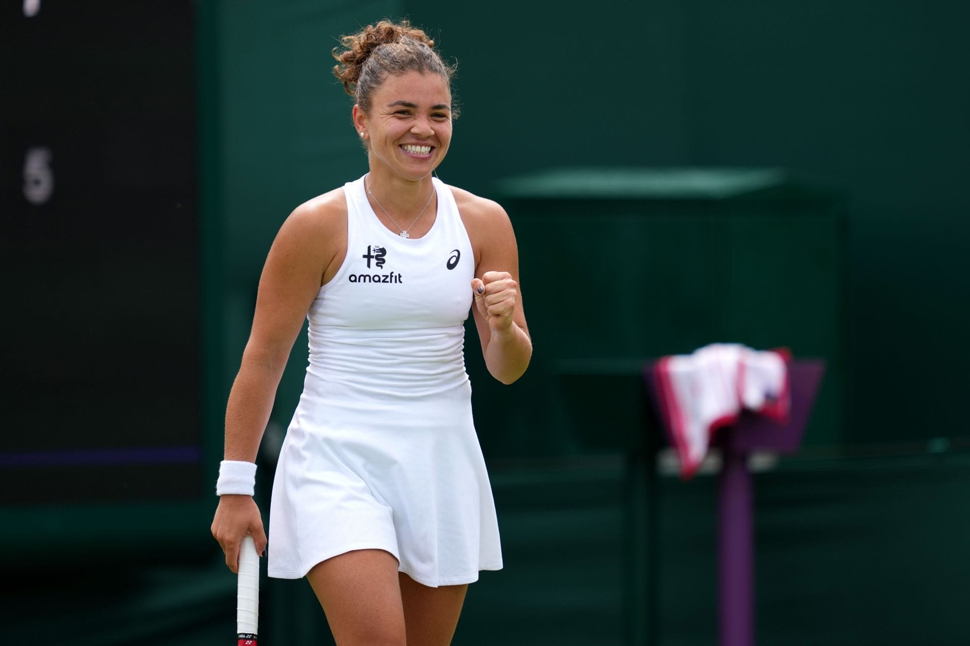 Jasmine Paolini em Wimbledon 2026. (Fonte: Getty)