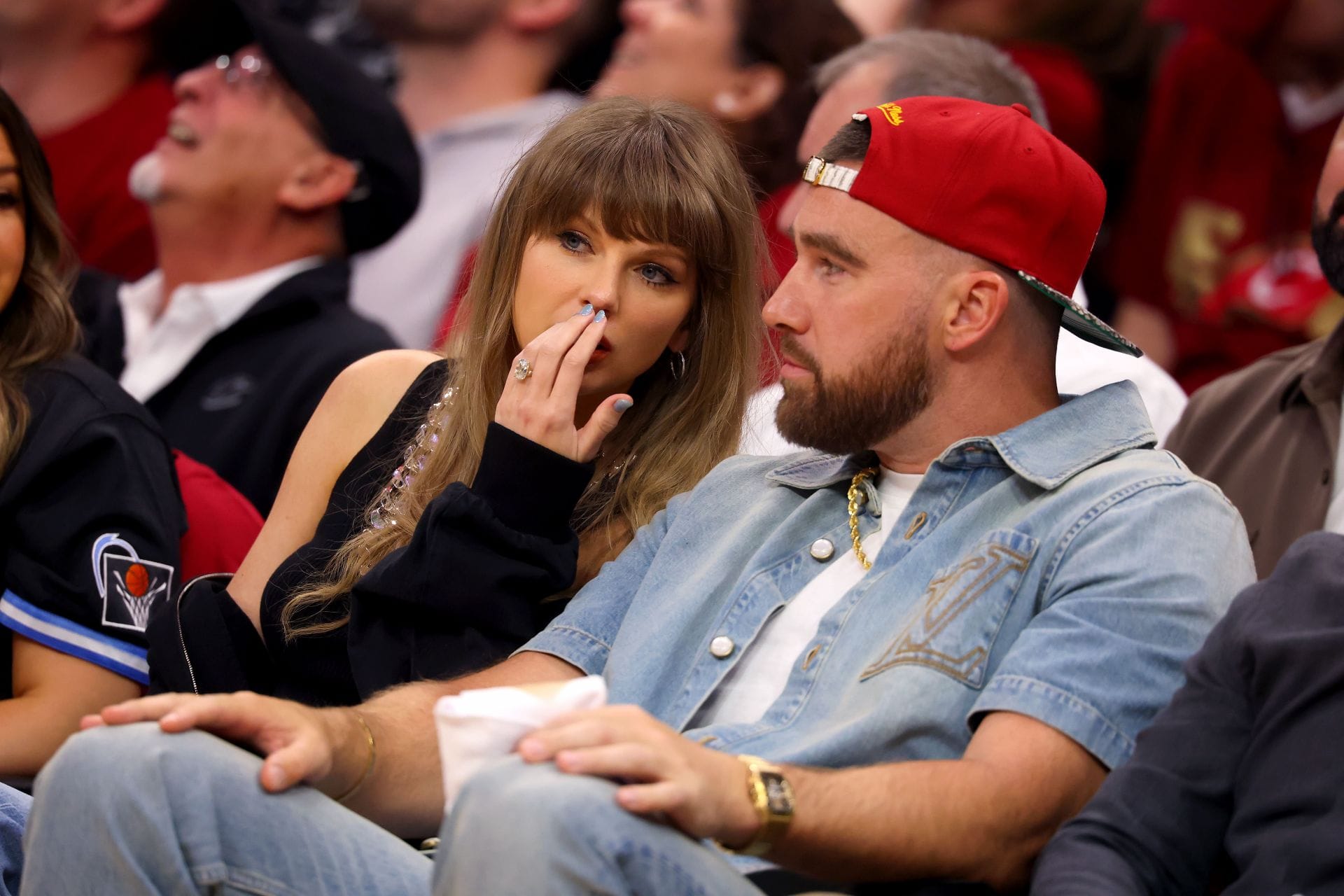"Taylor Swift is committing every bridal sin": NFL fans react to A-list celebrities "flying blind" with minimal details about wedding