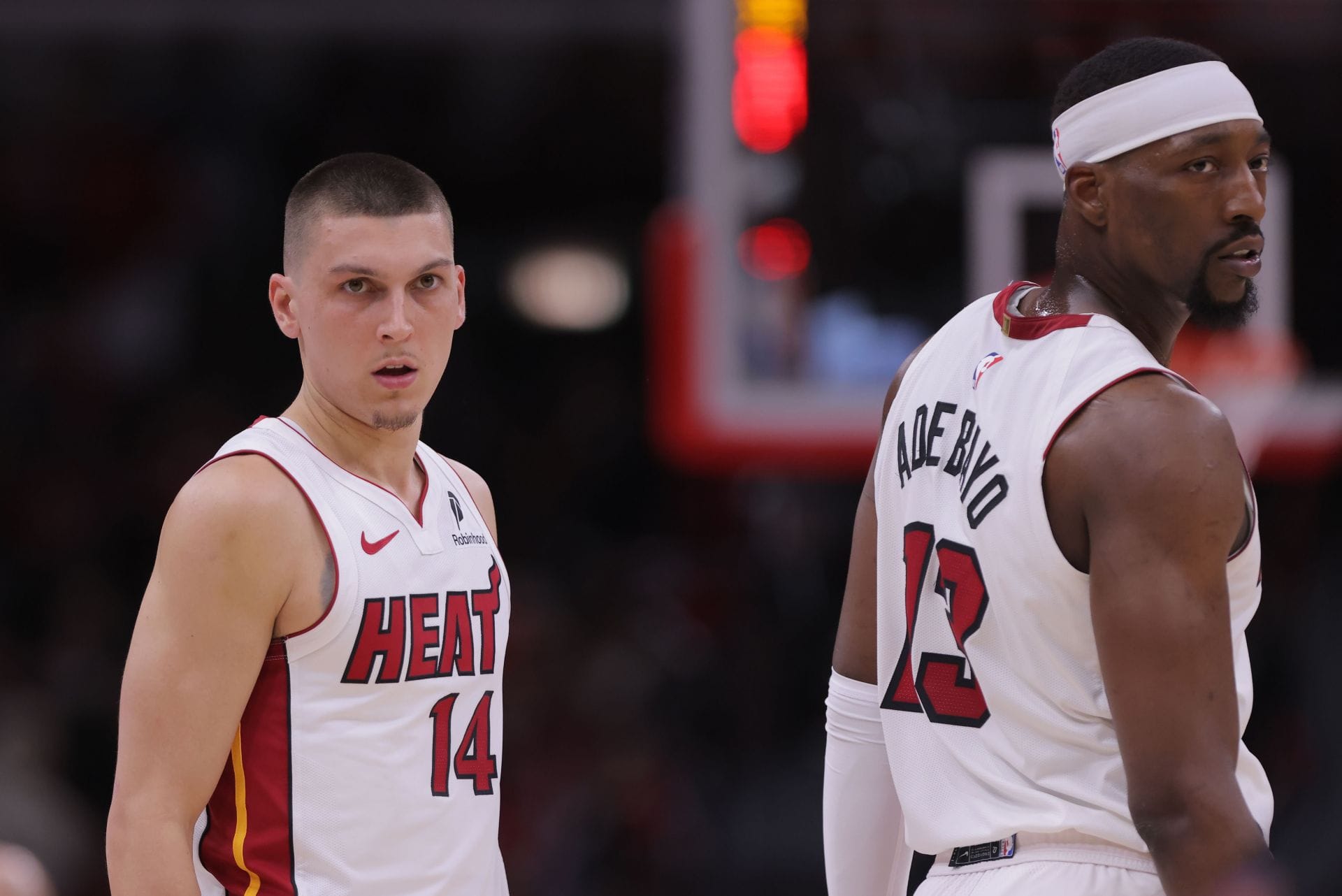 "A little love tap from Bam" - Tim MacMahon Drops Wild Tyler Herro Tribute Idea Featuring Bam Adebayo Fight Surveillance Clip