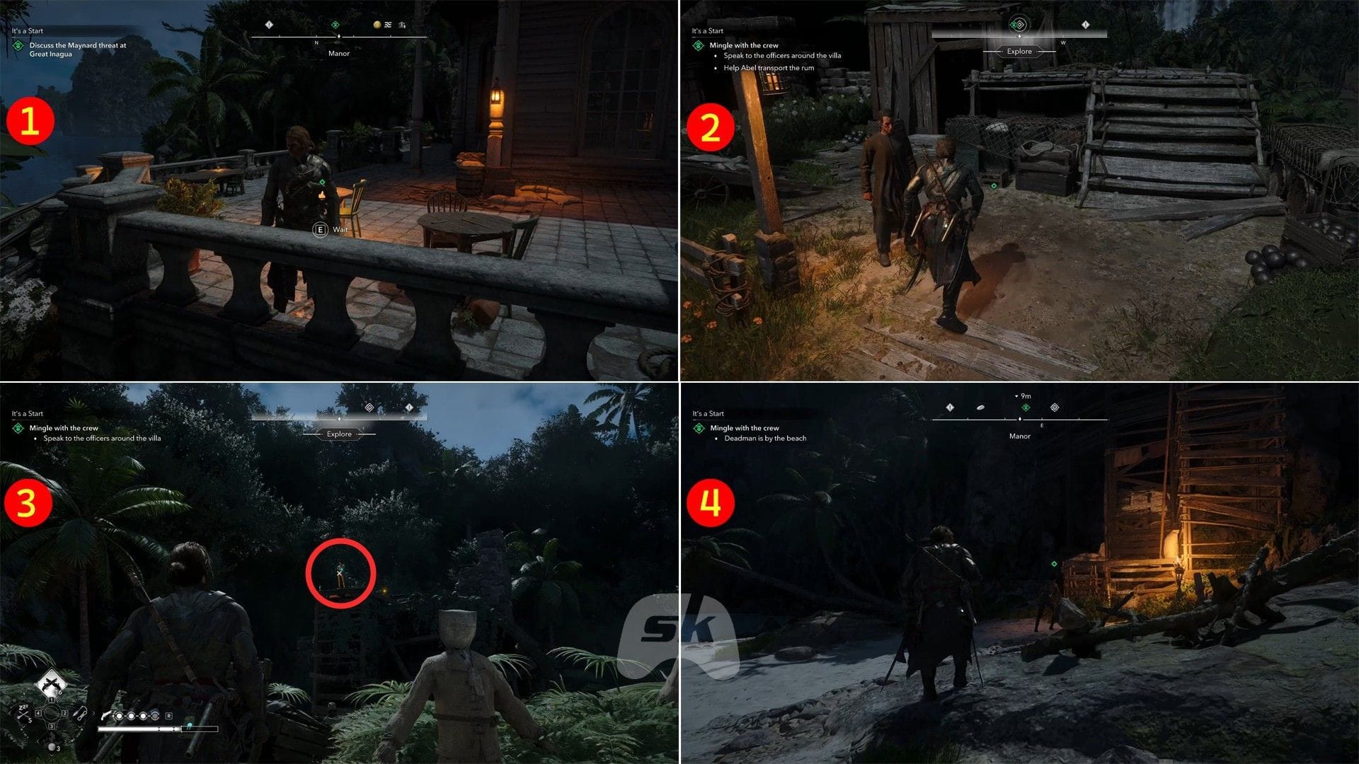 Interact with the officers (Image via Sportskeeda Gaming || Ubisoft)