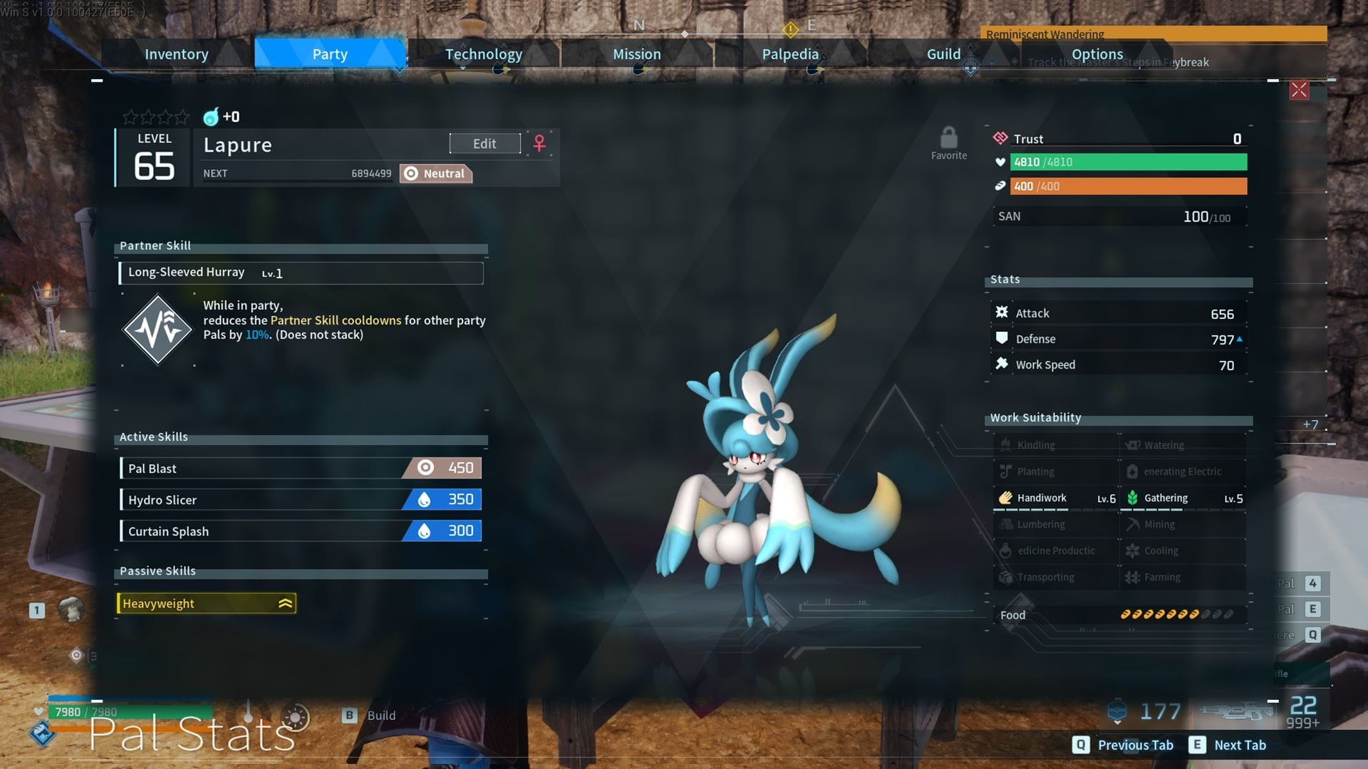Lapure can be farmed near the Crystalline Archipelago (Image via PocketPair)