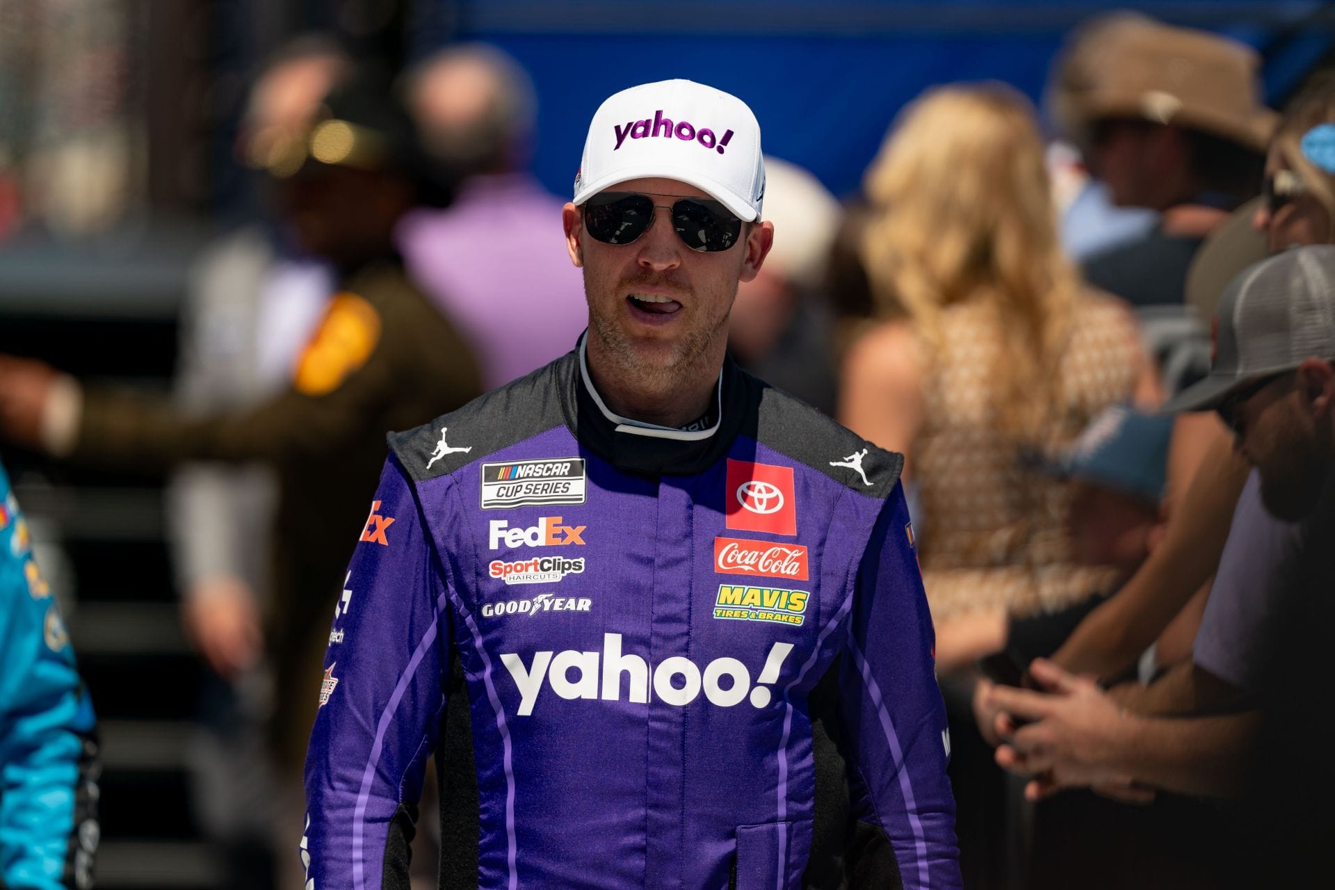 Denny Hamlin - corrida da NASCAR Cup Series em Atlanta. Fonte: Getty