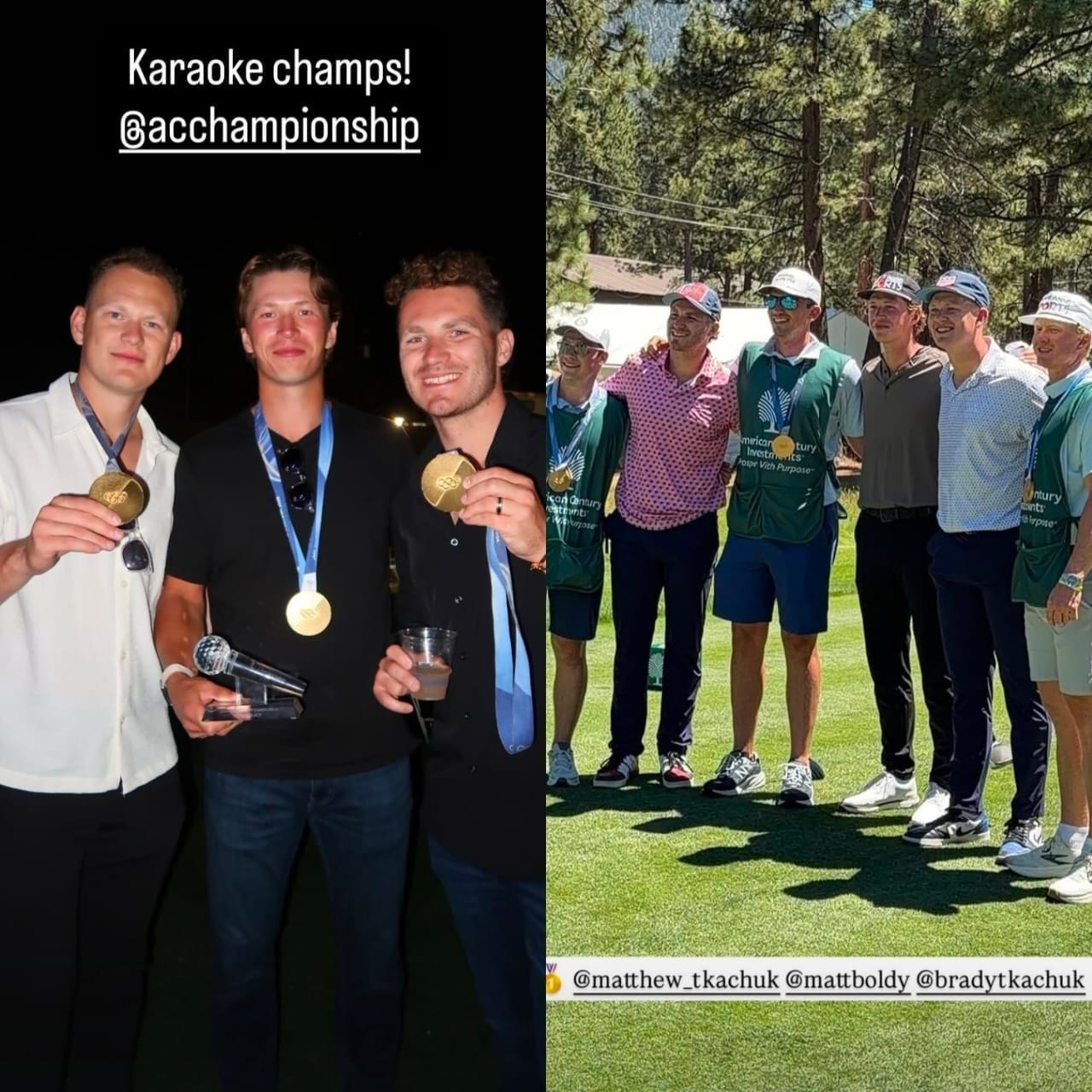 Matthew and Brady Tkachuk attend 2026 American Century Championship along side other NHL stars (In Photos)