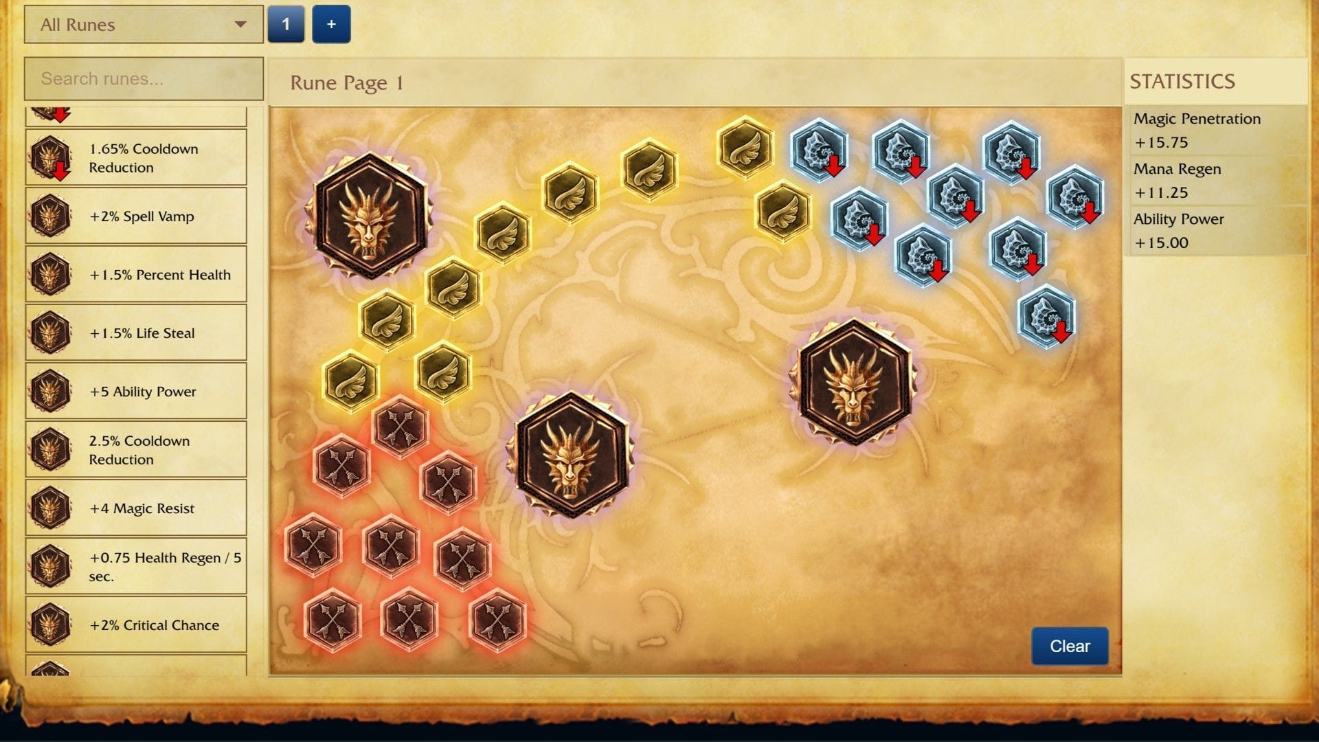 Classic Rune page (Image via Riot Games)