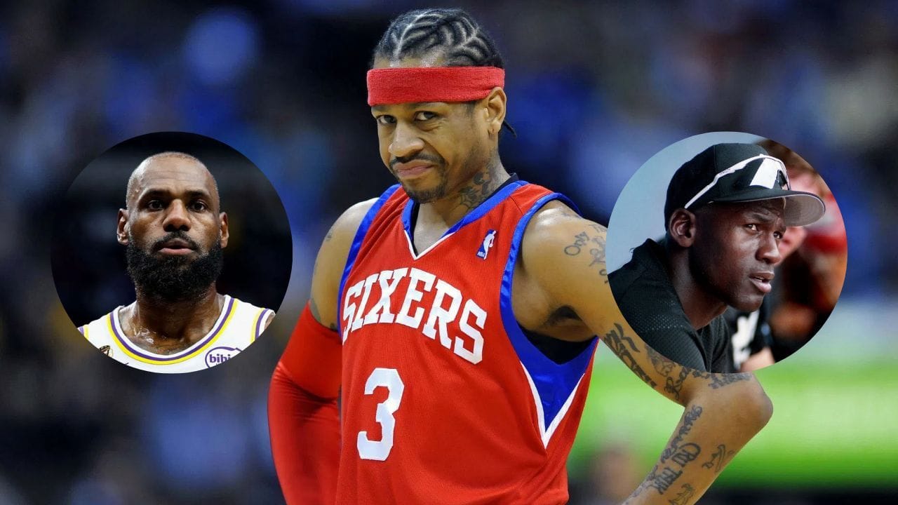 Allen Iverson Picks His GOAT Between Michael Jordan & LeBron James While Rallying Behind Newest 76ers Star To Chase Two Rings