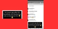 Captura de tela do Instagram de Harmony Tan