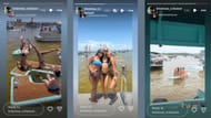 Nolan Schanuel's sister Brianna shared a series of IG stories donning a black bikini