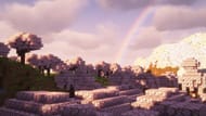 Complementary Unbound oferece uma ótima atualização visual, mas requer um PC poderoso (Imagem via Mojang Studios || Curseforge)