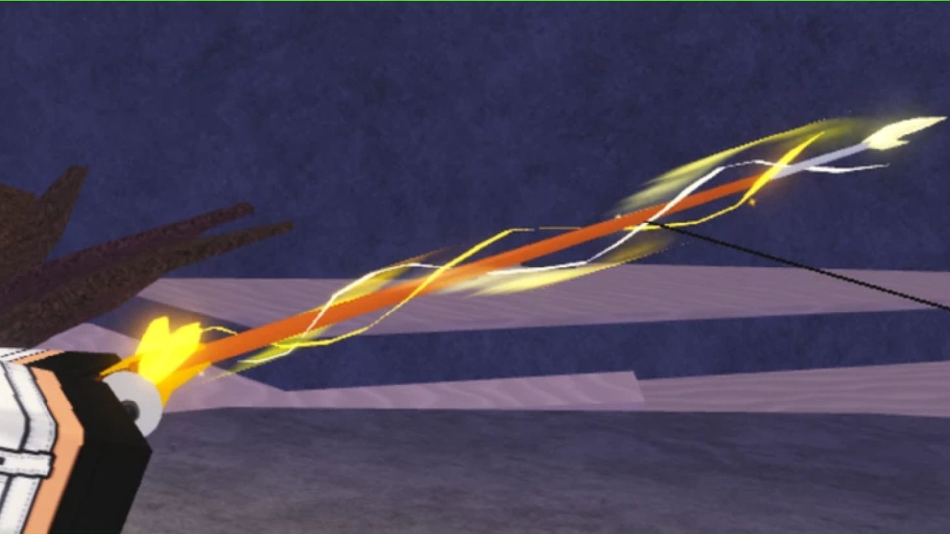 Uma Haste Aurora Celestial (Imagem via Roblox || Fisch Wiki)